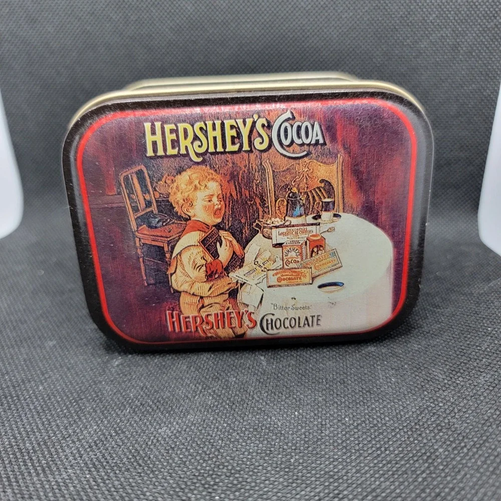 HERSHEY'S CHOCOLATE TIN CANISTER BY BRISTOL WARE